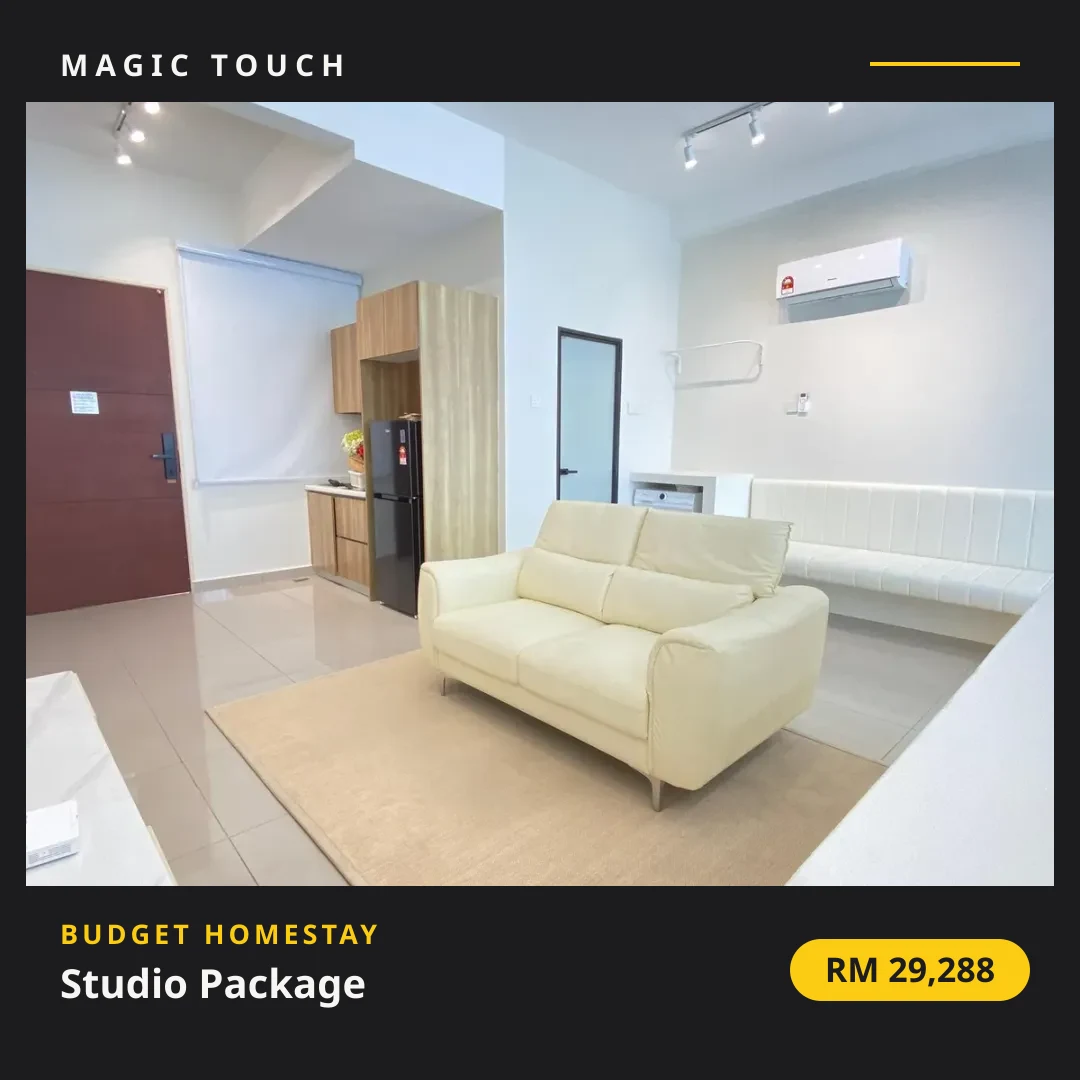 (Budget Homestay) Studio Package