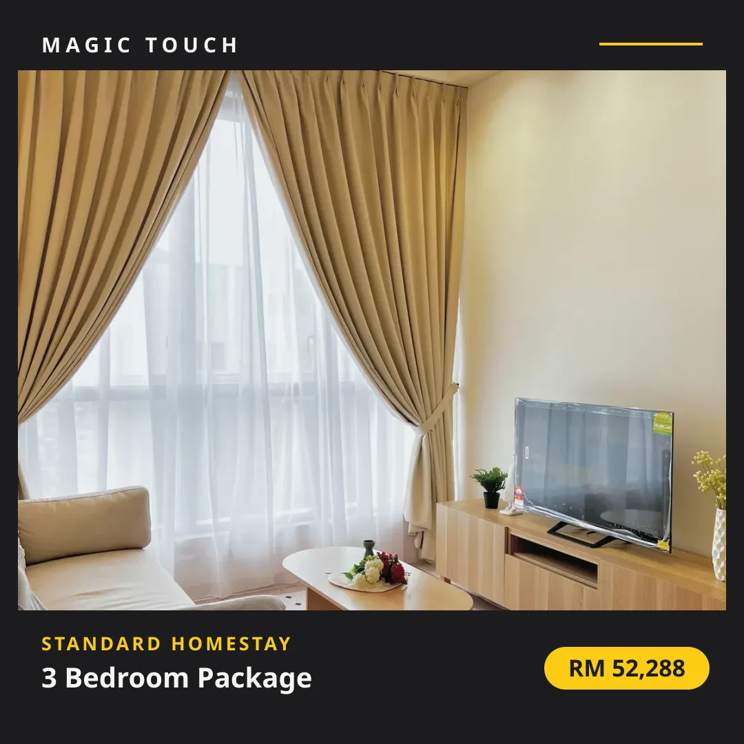 (Standard Homestay) 3 Bedroom Package